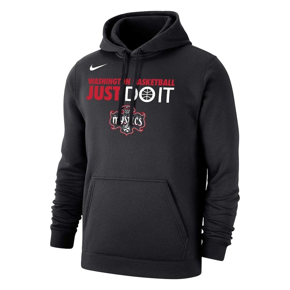 Washington Mystics Nike Unisex Just Do It Club Pullover Hoodie