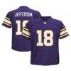 Justin Jefferson Minnesota Vikings Nike Infant Alternate Player Game Jersey - Purple - Front View