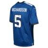 Anthony Richardson Sr. Indianapolis Colts Nike Youth Game Jersey - - Detail View