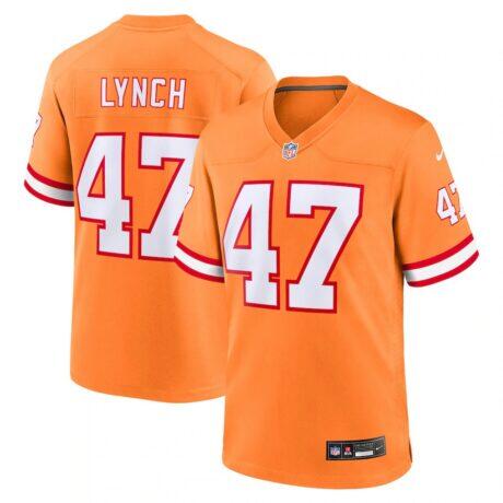 John Lynch Tampa Bay Buccaneers Nike Youth Retired Player Game Jersey - Orange - Front View