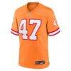 John Lynch Tampa Bay Buccaneers Nike Youth Retired Player Game Jersey - Orange - Side View