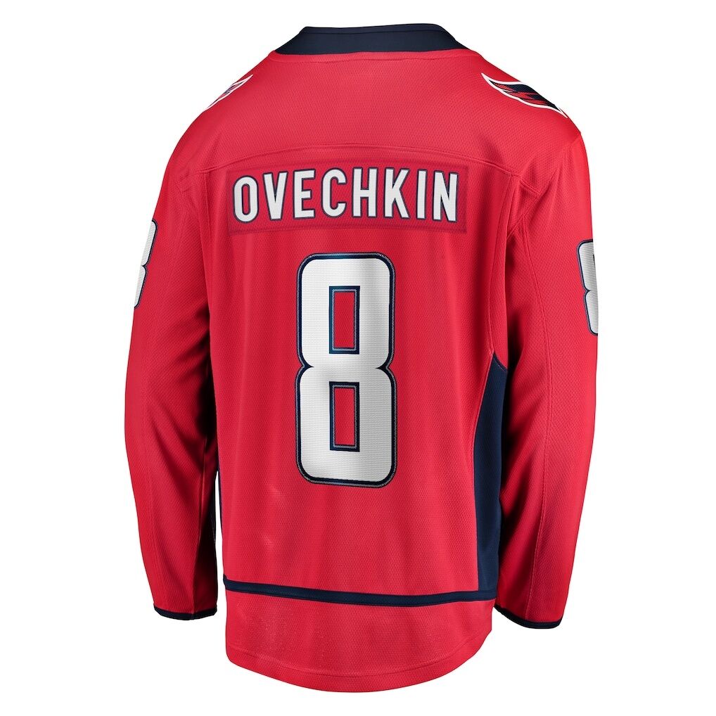 Alexander Ovechkin Washington Capitals Fashion7 Captain Patch Home Breakaway Jersey