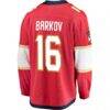 Aleksander Barkov Florida Panthers Fashion7 Captain Patch Home Breakaway Jersey - Red - Detail View