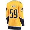 Roman Josi Nashville Predators Fashion7 Women's Home Breakaway Player Jersey - Gold - Detail View