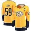 Roman Josi Nashville Predators Fashion7 Women's Home Breakaway Player Jersey - Gold - Front View