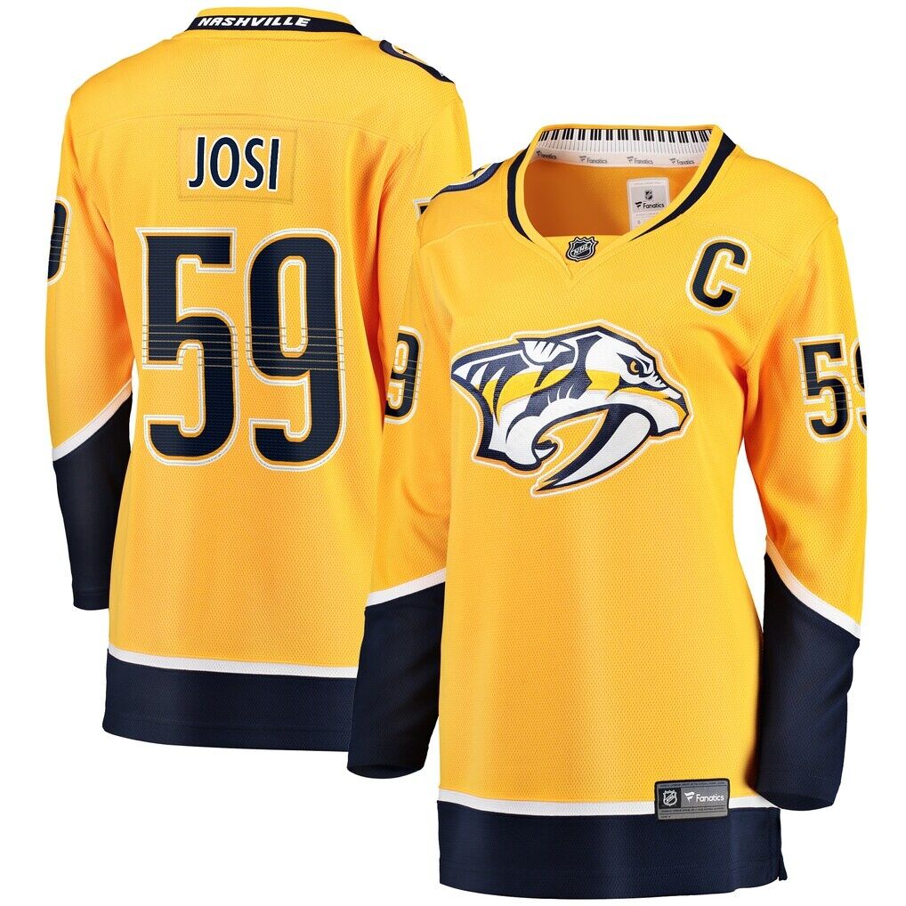 Roman Josi Nashville Predators Fashion7 Women's Home Breakaway Player Jersey