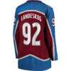 Gabriel Landeskog Colorado Avalanche Fashion7 Women's Captain Patch Home Breakaway Player Jersey - - Detail View