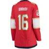 Aleksander Barkov Florida Panthers Fashion7 Women's Captain Patch Home Breakaway Player Jersey - Red - Detail View