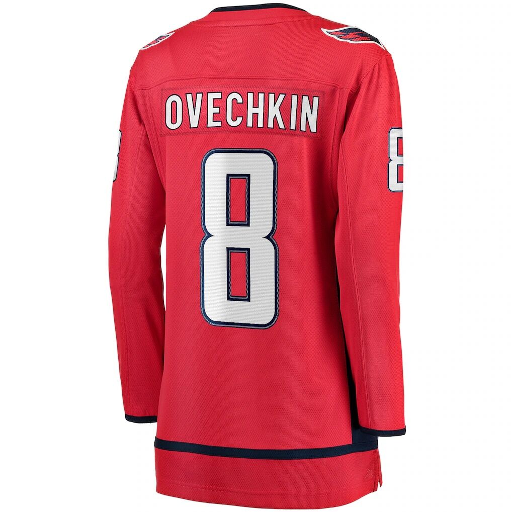 Alexander Ovechkin Washington Capitals Fashion7 Women's Captain Patch Home Breakaway Player Jersey