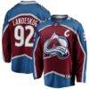 Gabriel Landeskog Colorado Avalanche Fashion7 Captain Patch Home Breakaway Jersey - - Front View