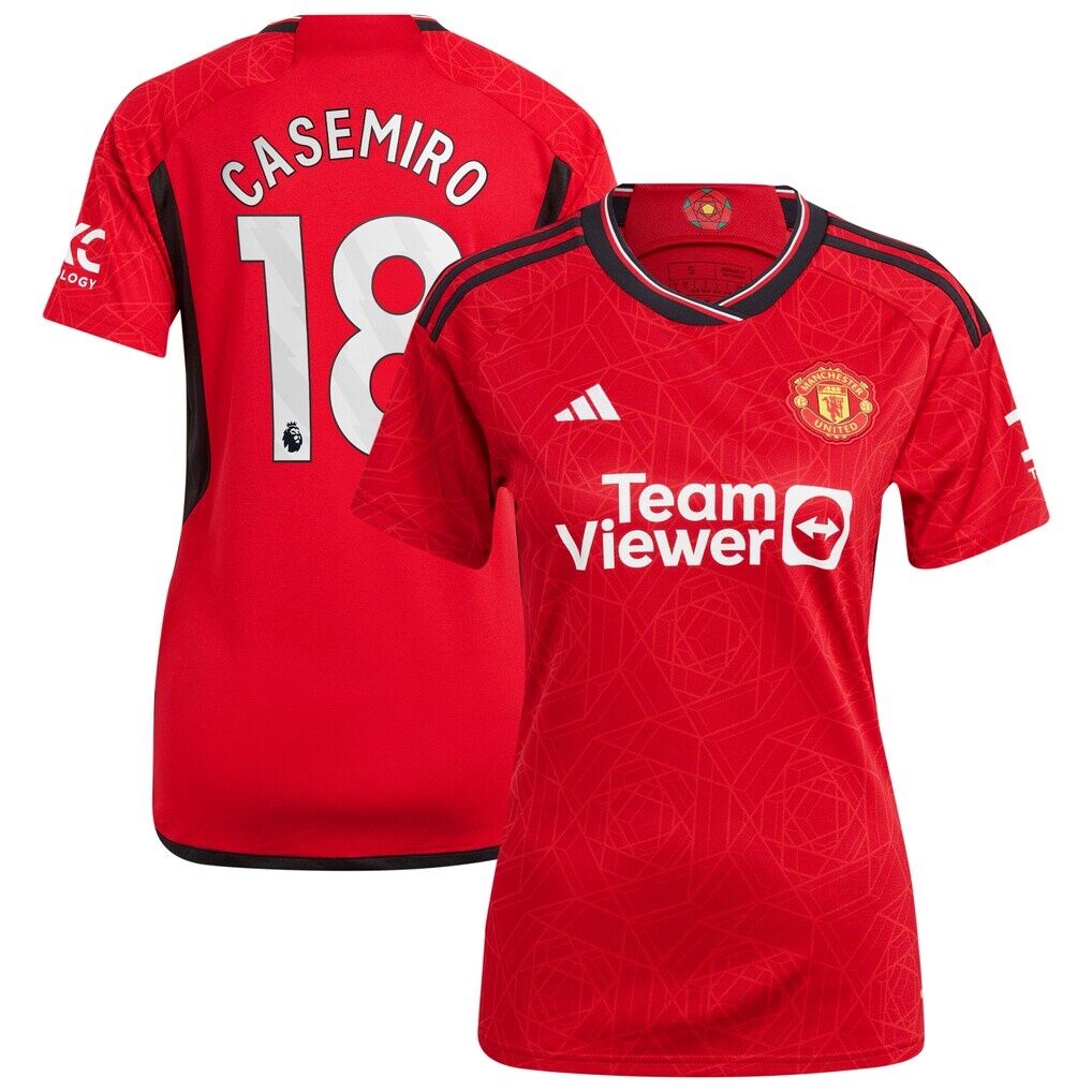 Casemiro Manchester United adidas Women’s 2023/24 Home Replica Player Jersey