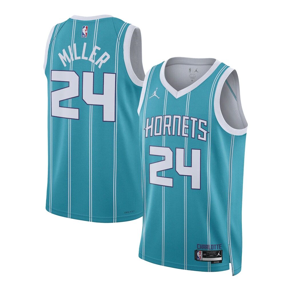 Brandon Miller Charlotte Hornets Nike Unisex NBA Draft Swingman Jersey – Icon Edition