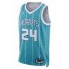 Brandon Miller Charlotte Hornets Nike Unisex NBA Draft Swingman Jersey - Teal - Side View