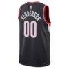 Scoot Henderson Portland Trail Blazers Nike Unisex 2023 NBA Draft Swingman Jersey - Black - Detail View