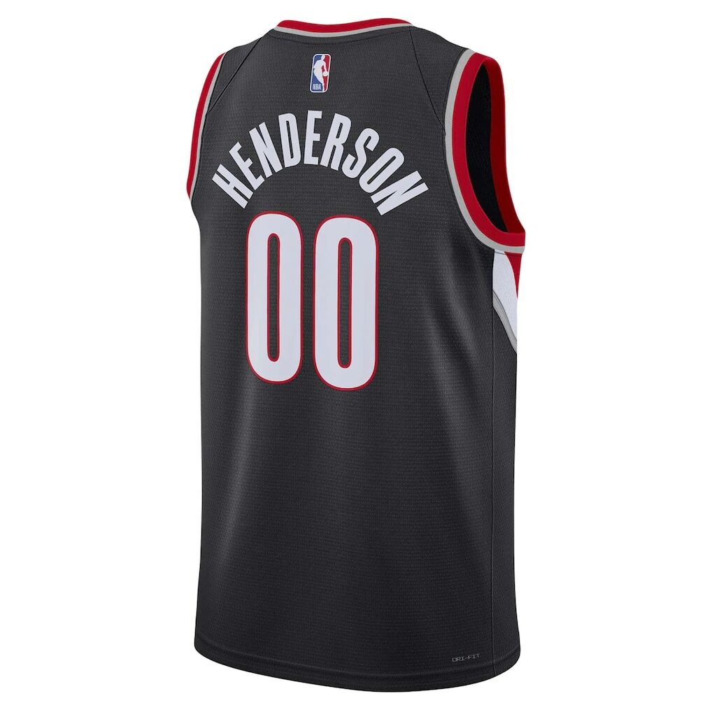 Scoot Henderson Portland Trail Blazers Nike Unisex 2023 NBA Draft Swingman Jersey - Icon Edition