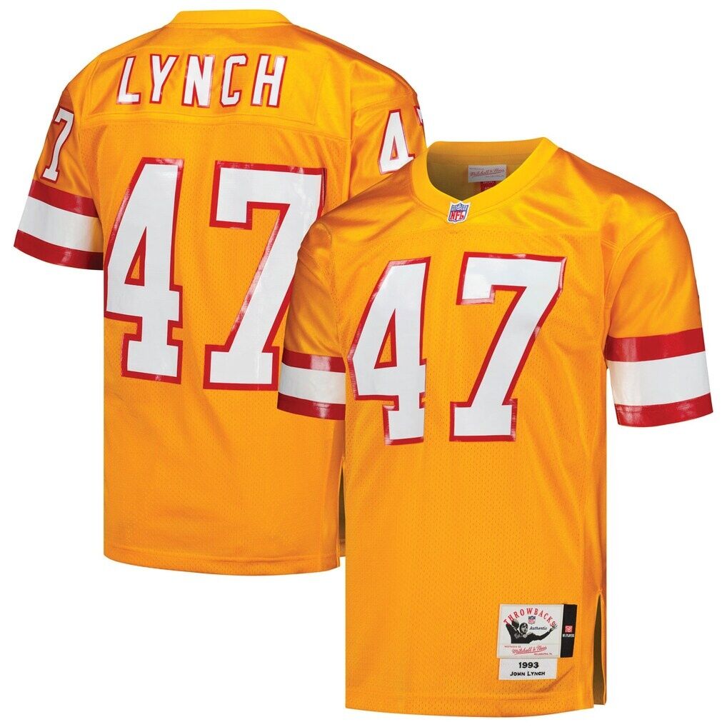 John Lynch Tampa Bay Buccaneers 1993 Mitchell & Ness Authentic Throwback Retired Player Jersey