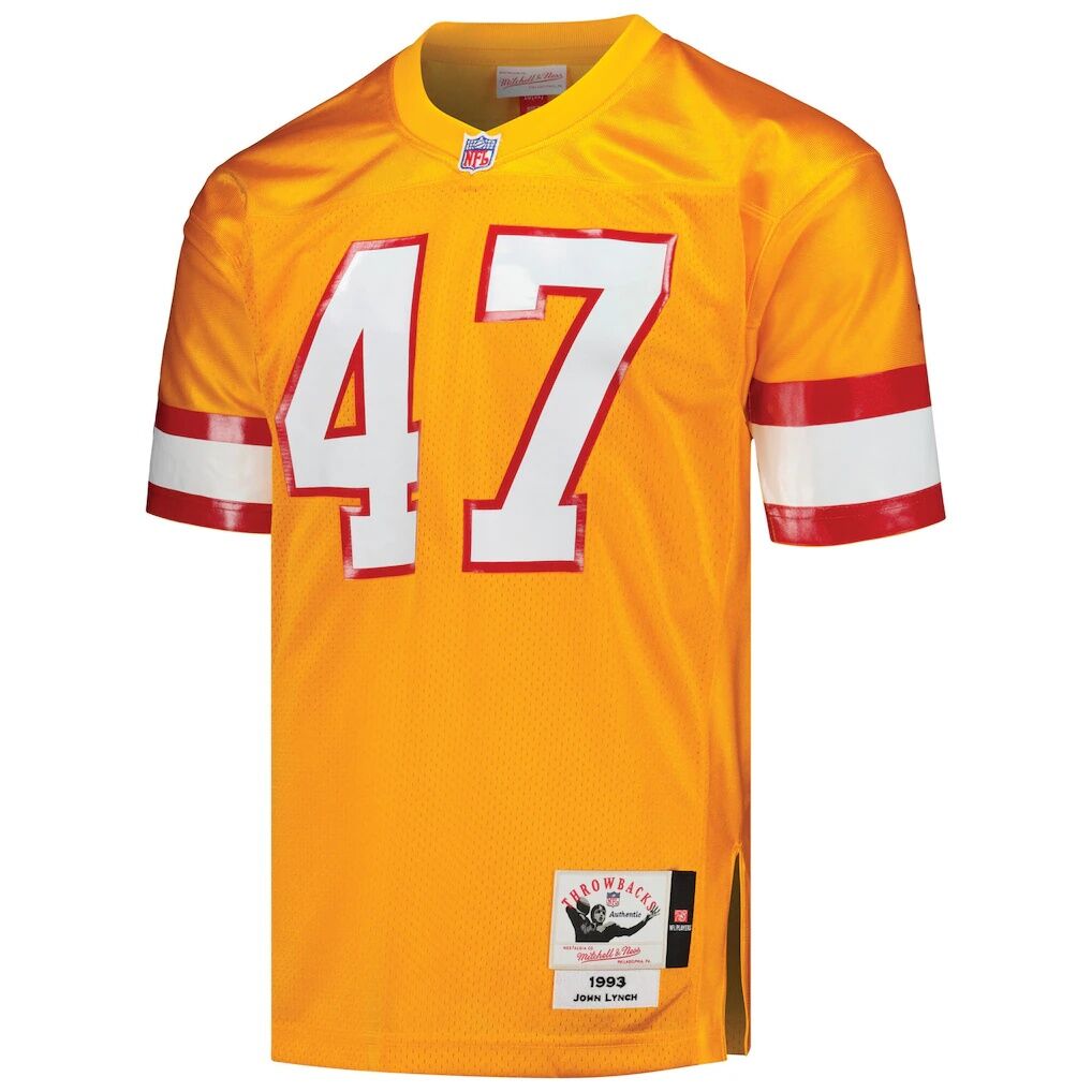 John Lynch Tampa Bay Buccaneers 1993 Mitchell & Ness Authentic Throwback Retired Player Jersey