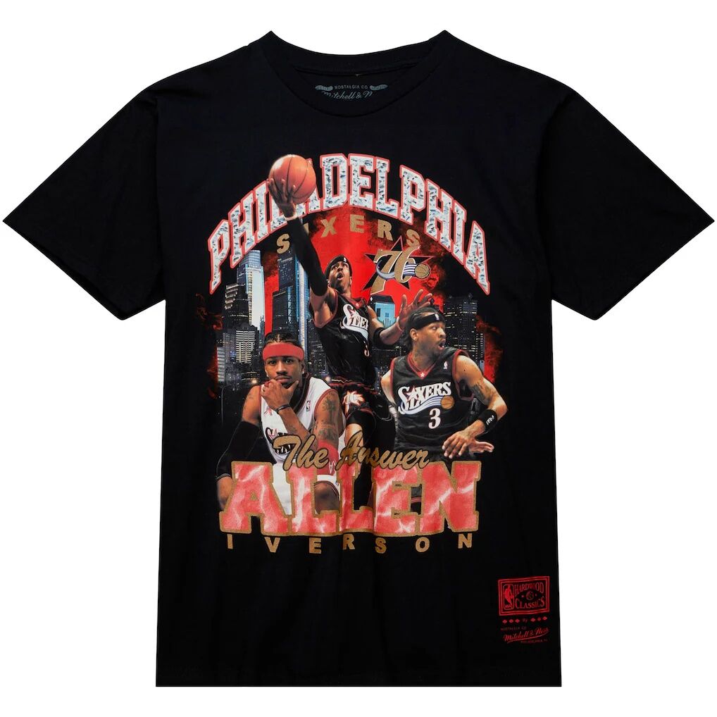 Allen Iverson Philadelphia 76ers Mitchell & Ness Hardwood Classics Bling Concert Player T-Shirt