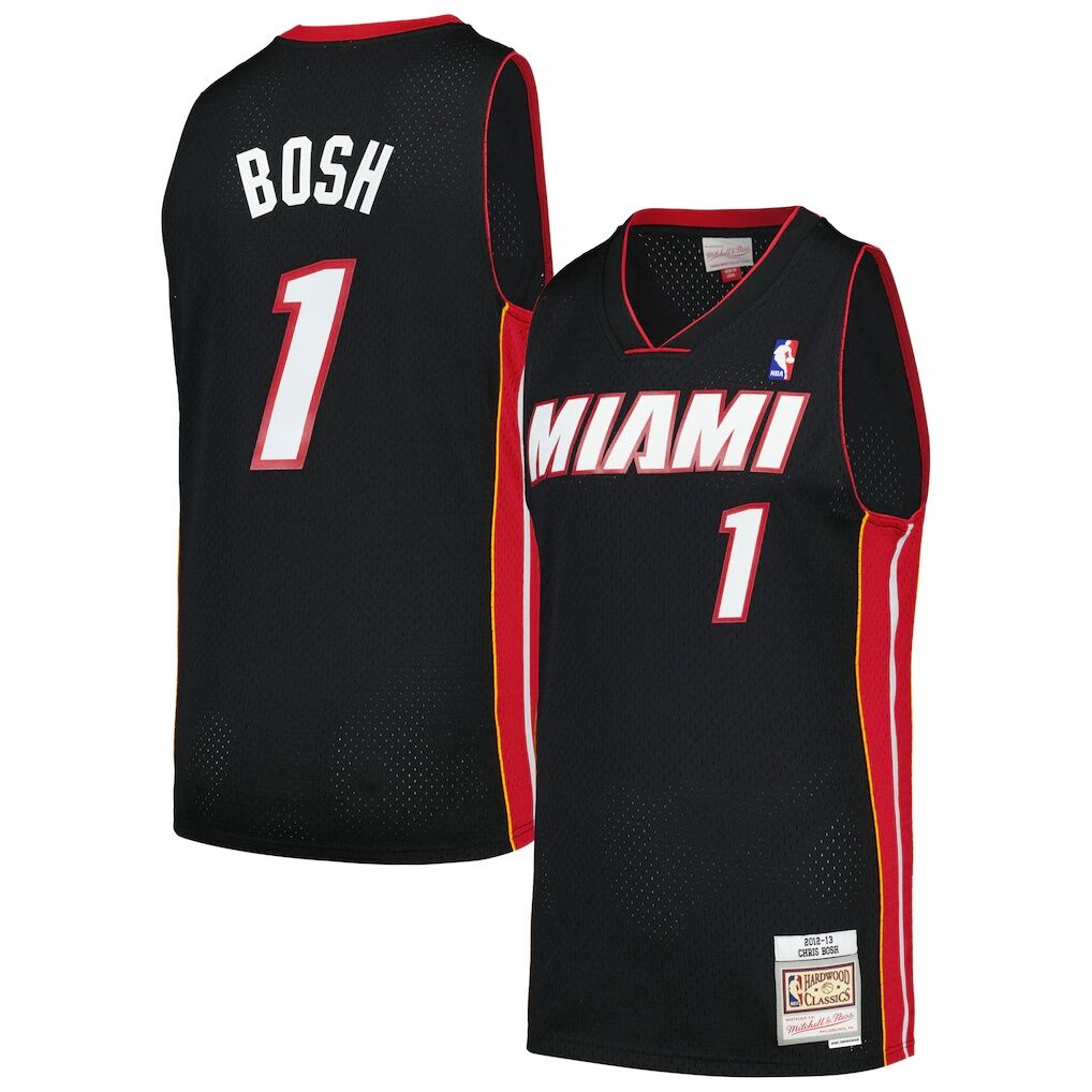 Chris Bosh Miami Heat Mitchell & Ness  2012/13 Hardwood Classics Swingman Jersey