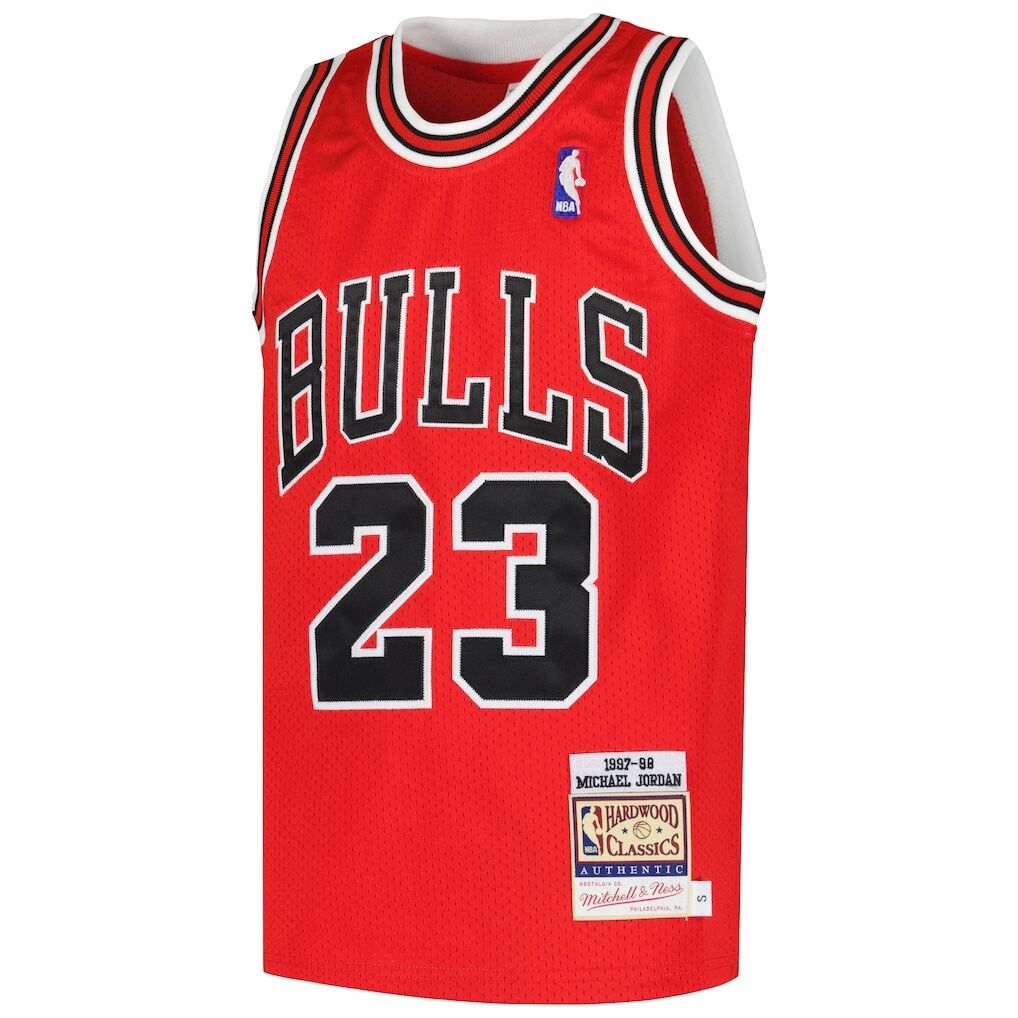 Michael Jordan Chicago Bulls Mitchell & Ness Youth Hardwood Classics 1997/98 Authentic Jersey