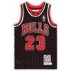 Michael Jordan Chicago Bulls Mitchell & Ness Preschool 1996/97 Hardwood Classics Authentic Jersey - Black - Back View