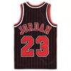 Michael Jordan Chicago Bulls Mitchell & Ness Preschool 1996/97 Hardwood Classics Authentic Jersey - Black - Side View