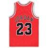 Michael Jordan Chicago Bulls Mitchell & Ness Preschool 1997/98 Hardwood Classics Authentic Jersey - Red - Detail View
