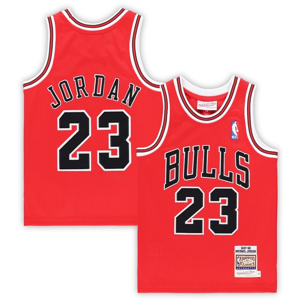 Michael Jordan Chicago Bulls Mitchell & Ness Preschool 1997/98 Hardwood Classics Authentic Jersey