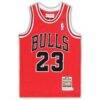 Michael Jordan Chicago Bulls Mitchell & Ness Preschool 1997/98 Hardwood Classics Authentic Jersey - Red - Side View