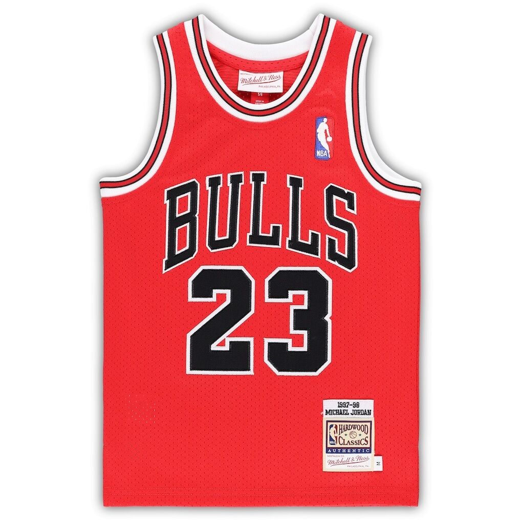Michael Jordan Chicago Bulls Mitchell & Ness Preschool 1997/98 Hardwood Classics Authentic Jersey
