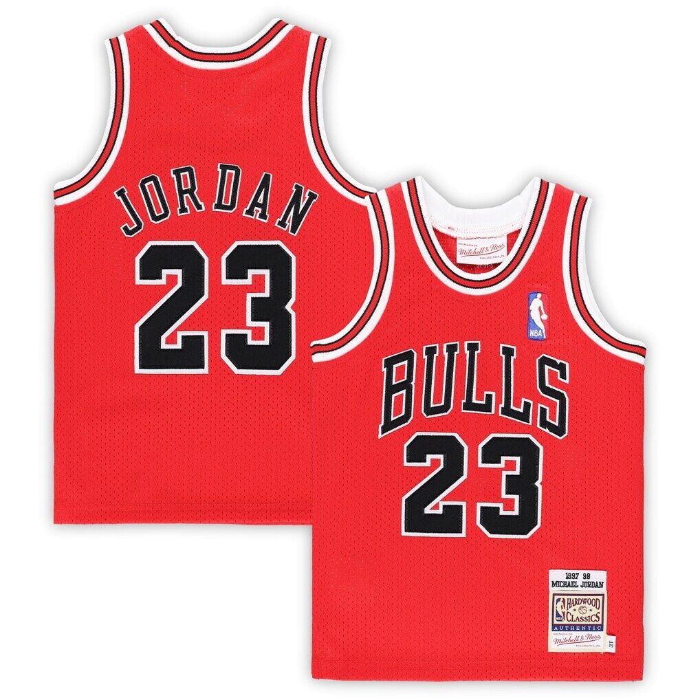 Michael Jordan Chicago Bulls Mitchell & Ness Toddler 1997/98 Hardwood Classics Authentic Jersey