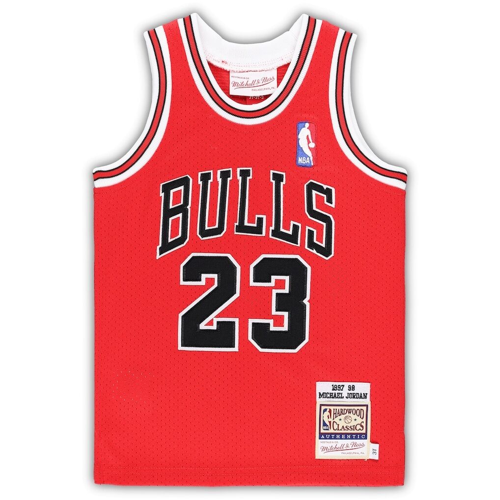 Michael Jordan Chicago Bulls Mitchell & Ness Toddler 1997/98 Hardwood Classics Authentic Jersey