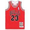 Michael Jordan Chicago Bulls Mitchell & Ness Infant 1985/86 Hardwood Classics Authentic Jersey - Red - Back View