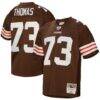 Joe Thomas Cleveland Browns Mitchell & Ness Legacy Replica Jersey - Brown - Front View