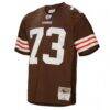 Joe Thomas Cleveland Browns Mitchell & Ness Legacy Replica Jersey - Brown - Side View