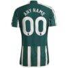 Manchester United adidas 2023/24 Away Authentic Custom Jersey - Green - Detail View