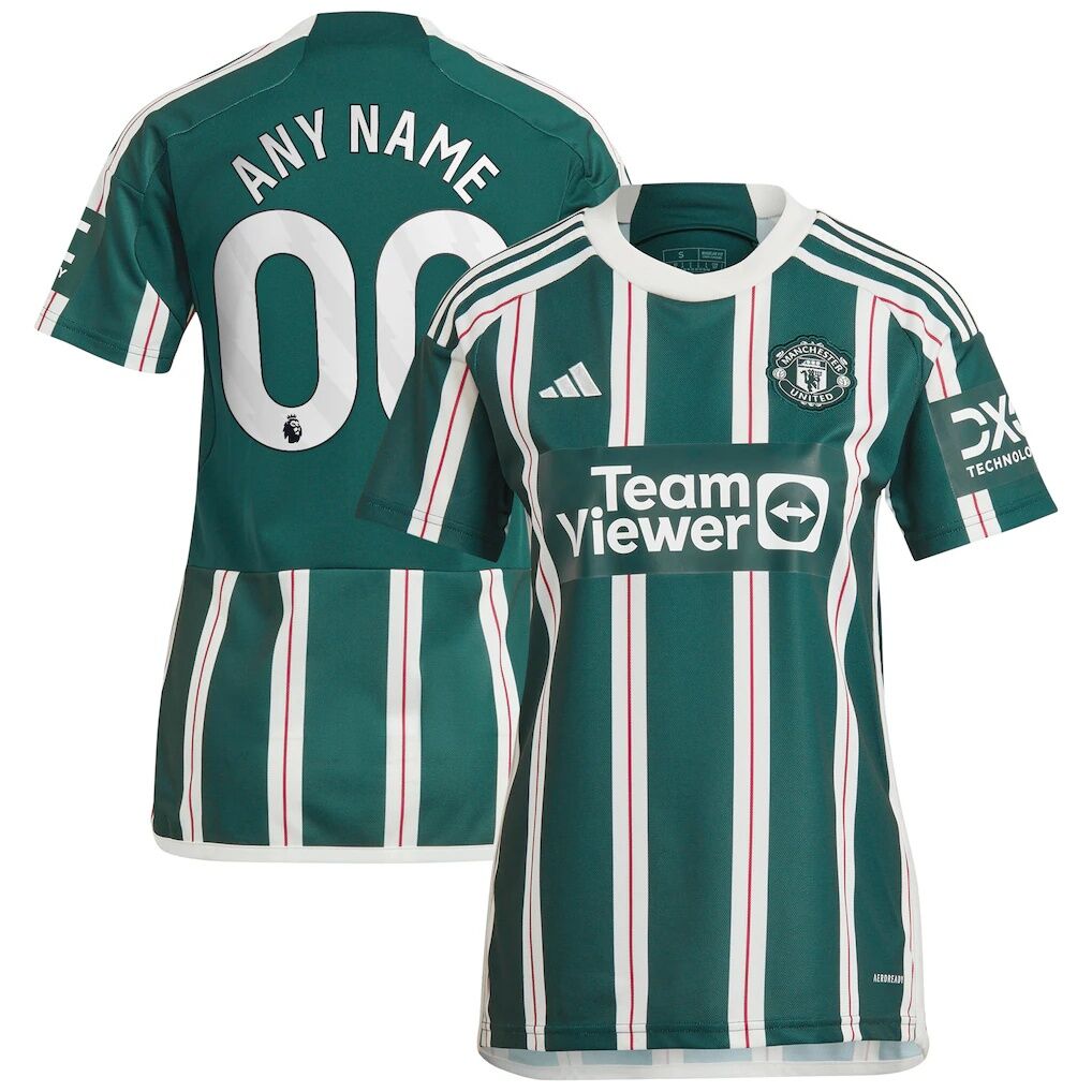 Manchester United adidas Women's 2023/24 Away Replica Custom Jersey