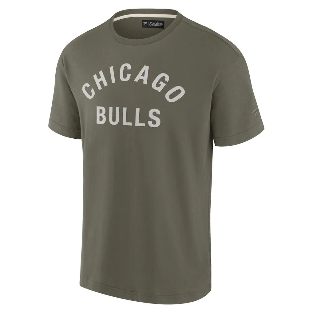 Chicago Bulls Fanatics Unisex Elements Super Soft Short Sleeve T-Shirt – Olive