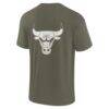 Chicago Bulls Fanatics Unisex Elements Super Soft Short Sleeve T-Shirt - Olive - Side View