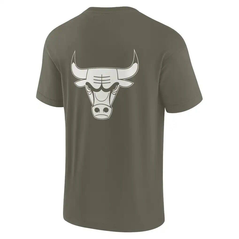 Chicago Bulls Fanatics Unisex Elements Super Soft Short Sleeve T-Shirt – Olive