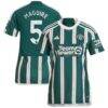 Harry Maguire Manchester United adidas Women's 2023/24 Away Replica Player Jersey - Green - Front View