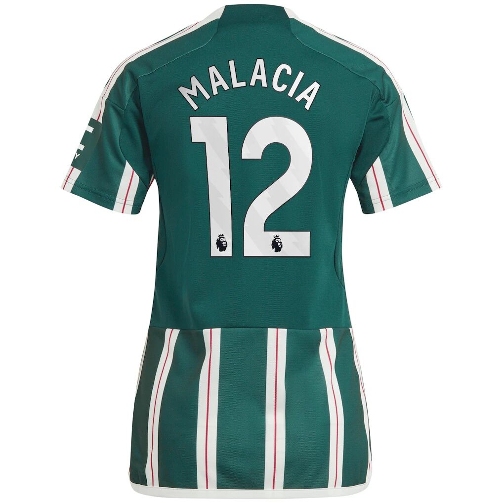 Tyrell Malacia Manchester United adidas Women’s 2023/24 Away Replica Player Jersey