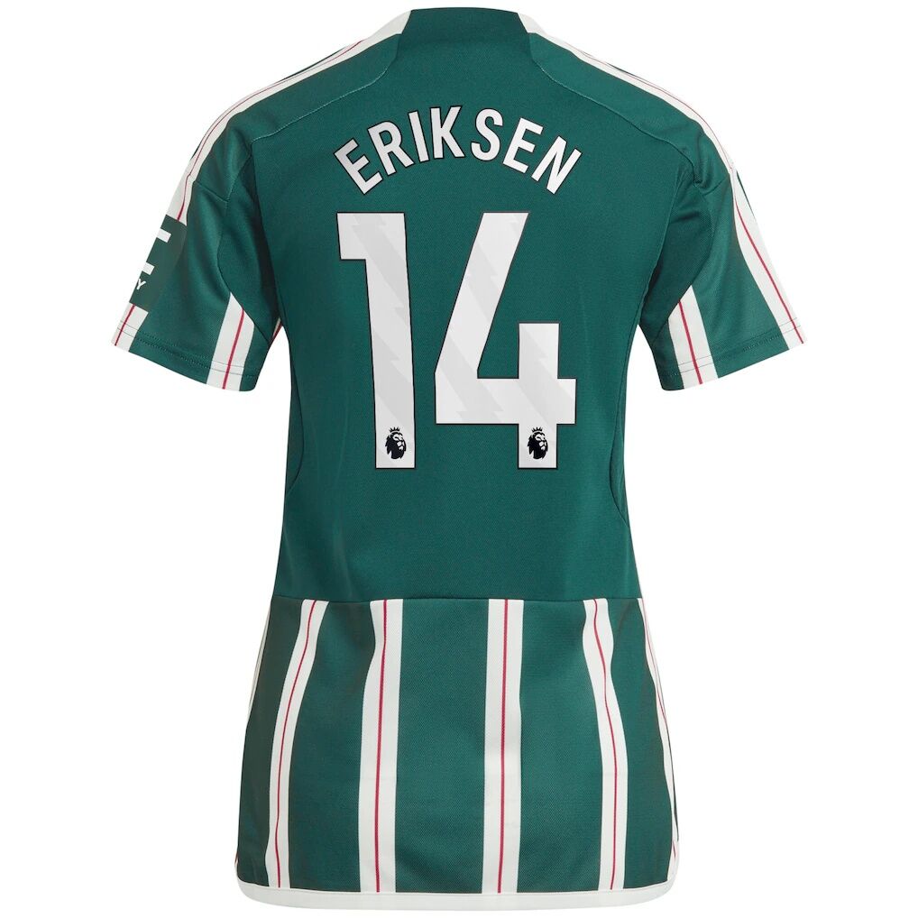 Christian Eriksen Manchester United adidas Women's 2023/24 Away Replica Player Jersey