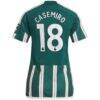 Casemiro Manchester United adidas Women's 2023/24 Away Replica Player Jersey - Green - Detail View