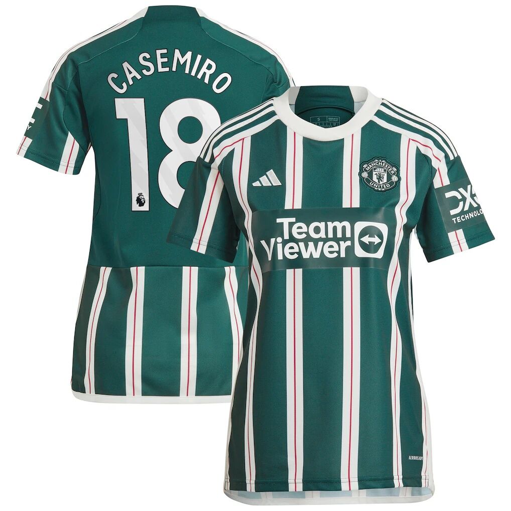 Casemiro Manchester United adidas Women's 2023/24 Away Replica Player Jersey