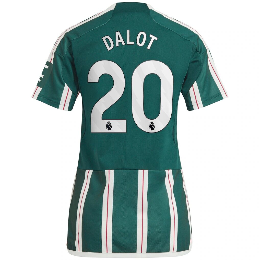 Diogo Dalot Manchester United adidas Women's 2023/24 Away Replica Player Jersey