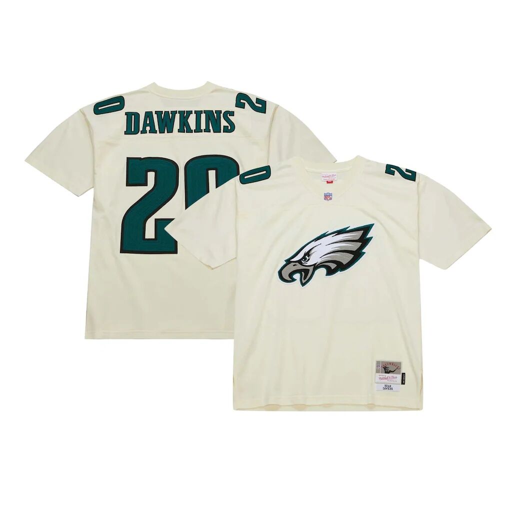 Brian Dawkins Philadelphia Eagles Mitchell & Ness Chainstitch Legacy Jersey