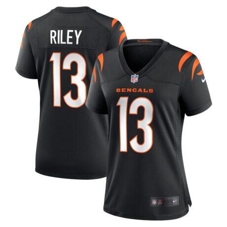 Ken Riley Cincinnati Bengals Nike Women's Retired Player Game Jersey - Black - Front View