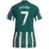 Mason Mount Manchester United adidas Women's 2023/24 Away Replica Player Jersey - Green - Detail View