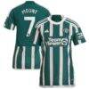 Mason Mount Manchester United adidas Women's 2023/24 Away Replica Player Jersey - Green - Front View